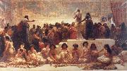 Edwin long,R.A. The Babylonian Marriage Market oil painting reproduction